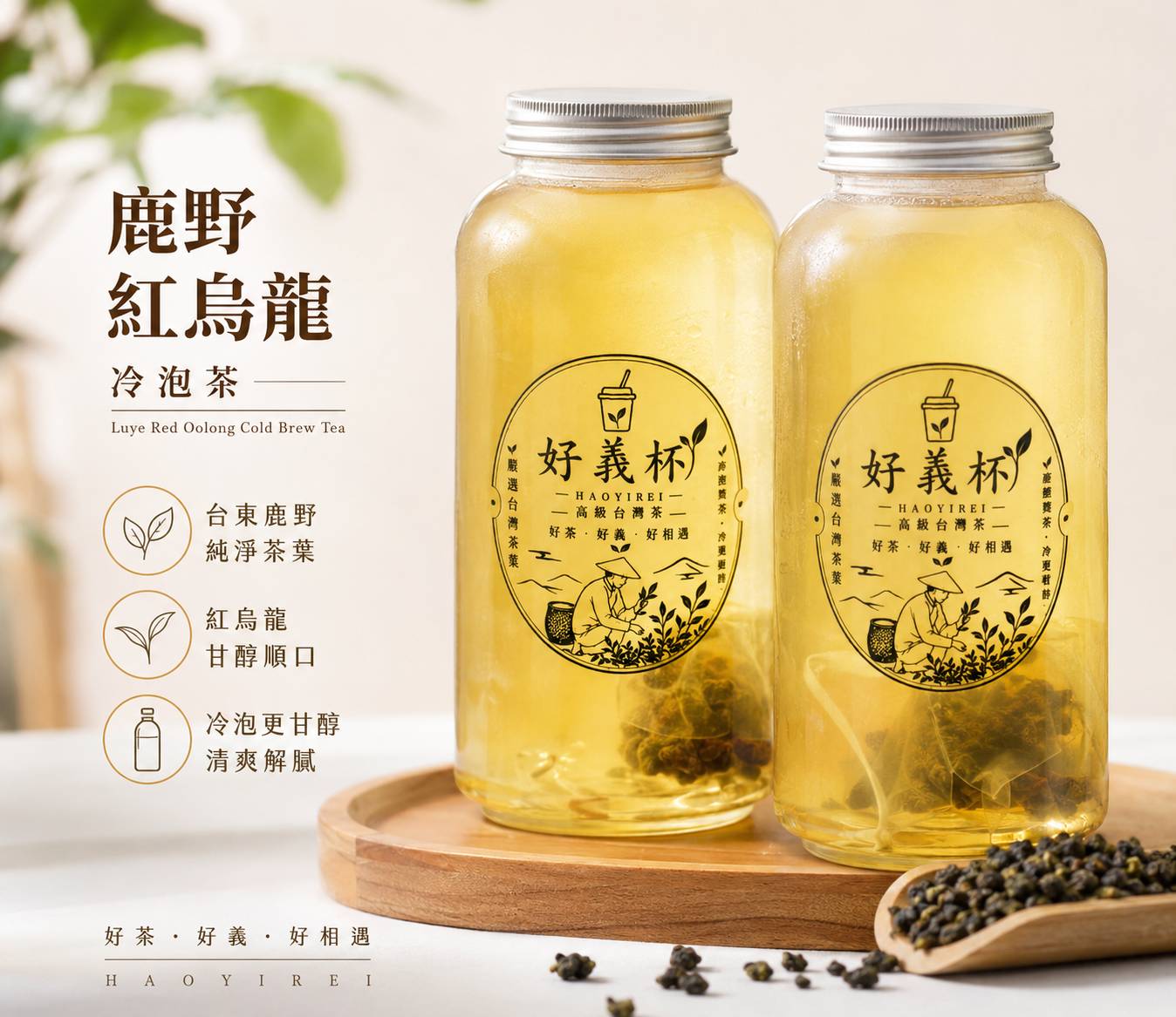 鹿野紅烏龍冷泡茶700cc